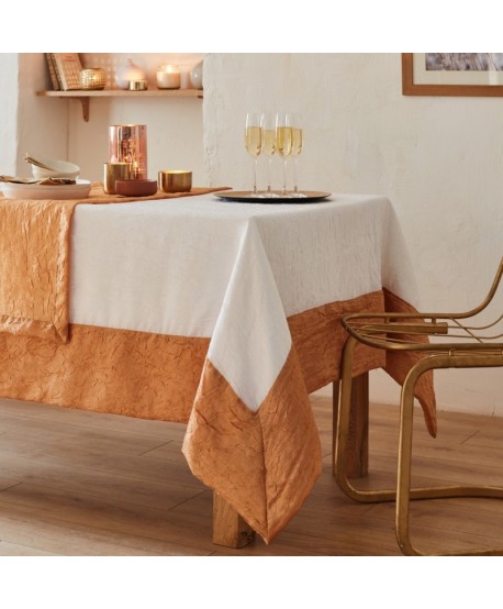 Nappe Athenas blanc/or