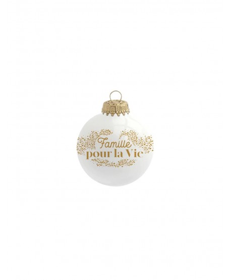 Boule de Noël - Famille pour la Vie