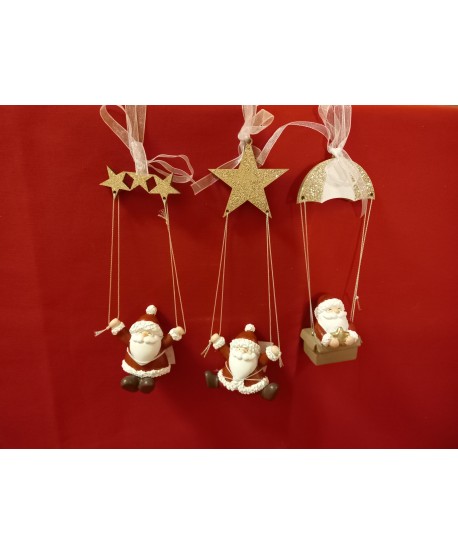 Suspension sapin père Noël