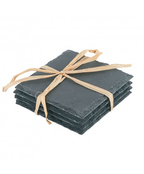 Set de 4 sous-verres ardoise