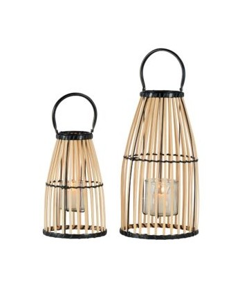 Lanterne Bambou / métal