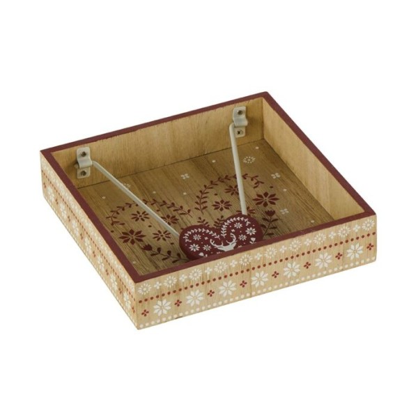 Range-serviettes motif cœur