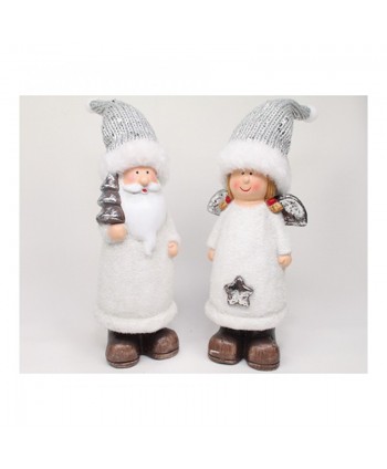 PERE NOEL / ANGE BLANC ARGENT