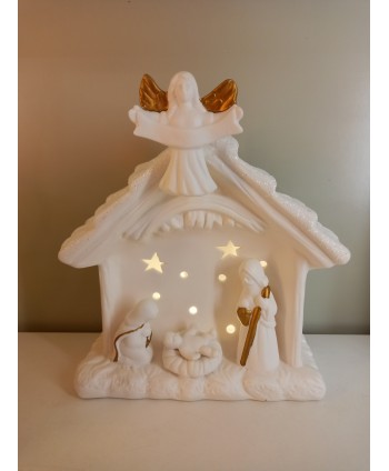 Crèche blanche Led